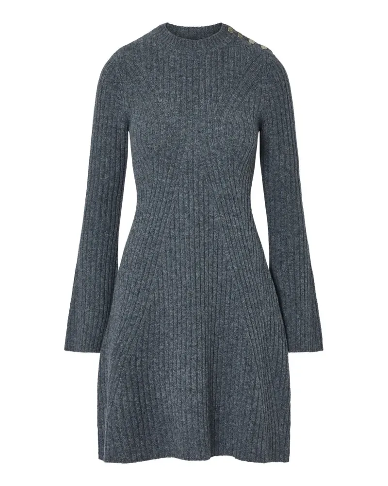 Liu Jo Kurzes Strickkleid - Grau Grau