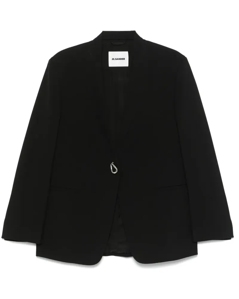 Jil Sander Klassisches Sakko - Schwarz Schwarz