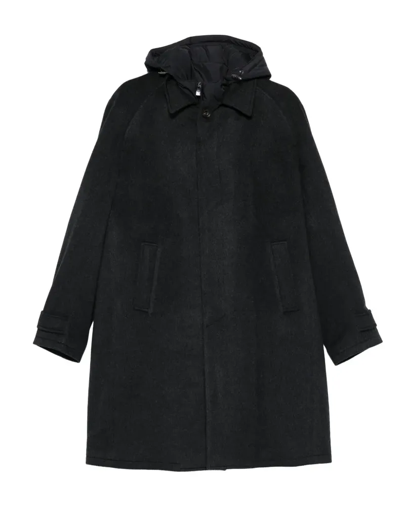 Corneliani hooded pocket coat - Grau Grau