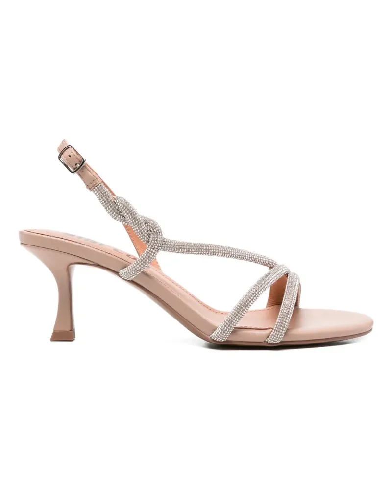 Bibi Lou embellished strap sandals - Nude Nude