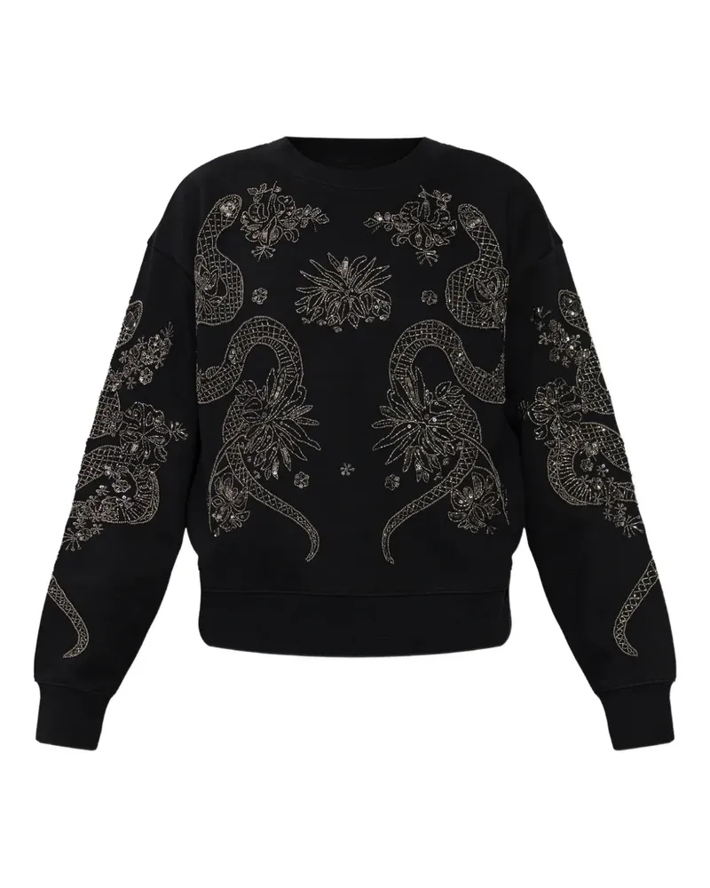 AllSaints Cecile embellished sweater - Schwarz Schwarz