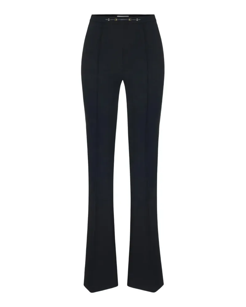 Elisabetta Franchi Hose im Layering-Look - Schwarz Schwarz