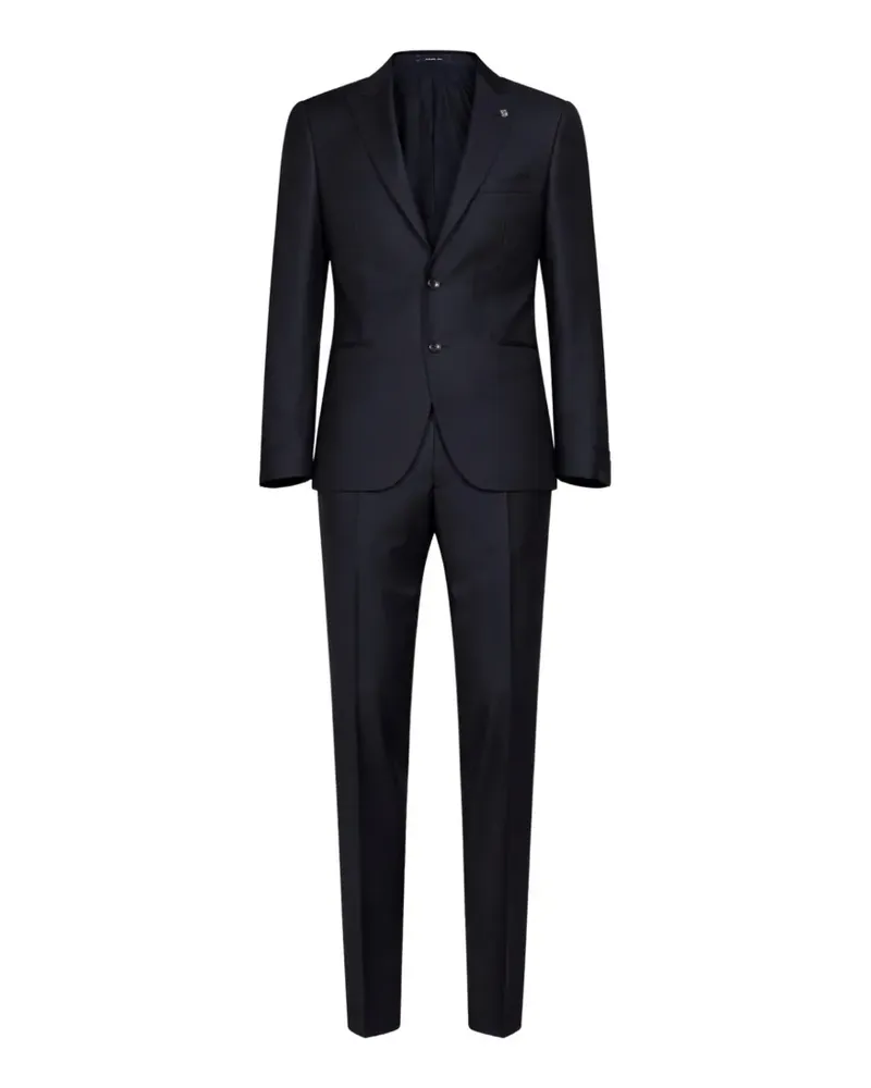 Tagliatore peak-lapels two-button suit - Blau Blau