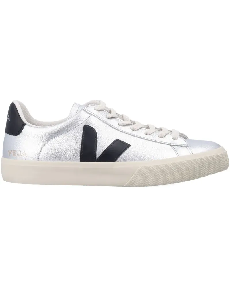 VEJA logo-motif sneakers - Silber Silber