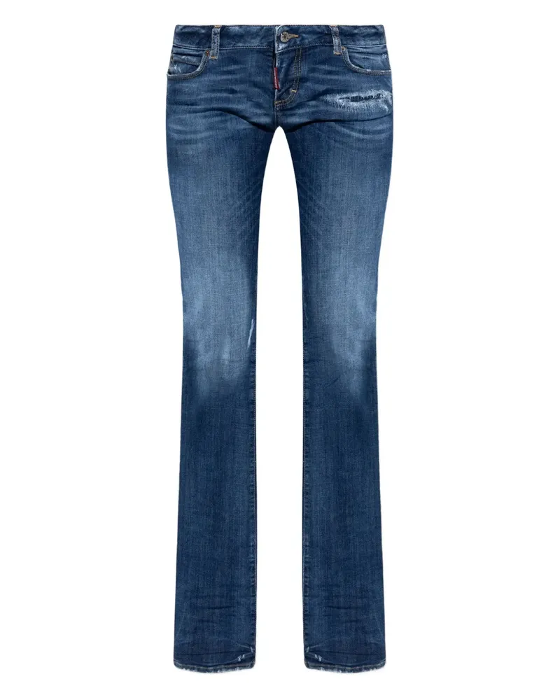 Dsquared2 Jeans in Distressed-Optik - Blau Blau