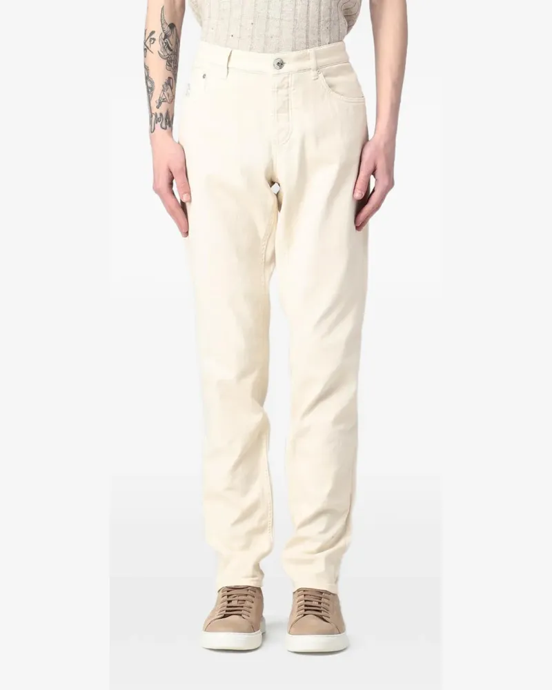 Brunello Cucinelli slim-fit jeans - Nude Nude