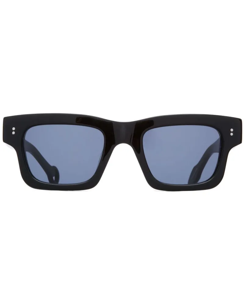 J.W.Anderson Eckige Sonnenbrille - Schwarz Schwarz