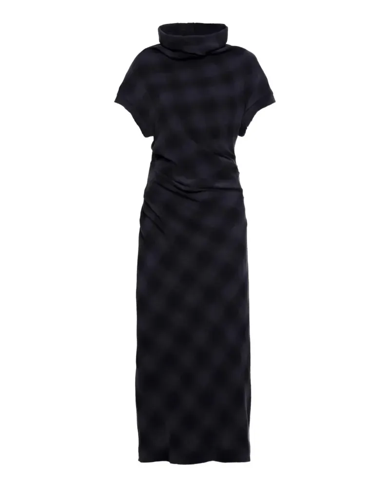TELA Drapiertes Midikleid - Grau Grau