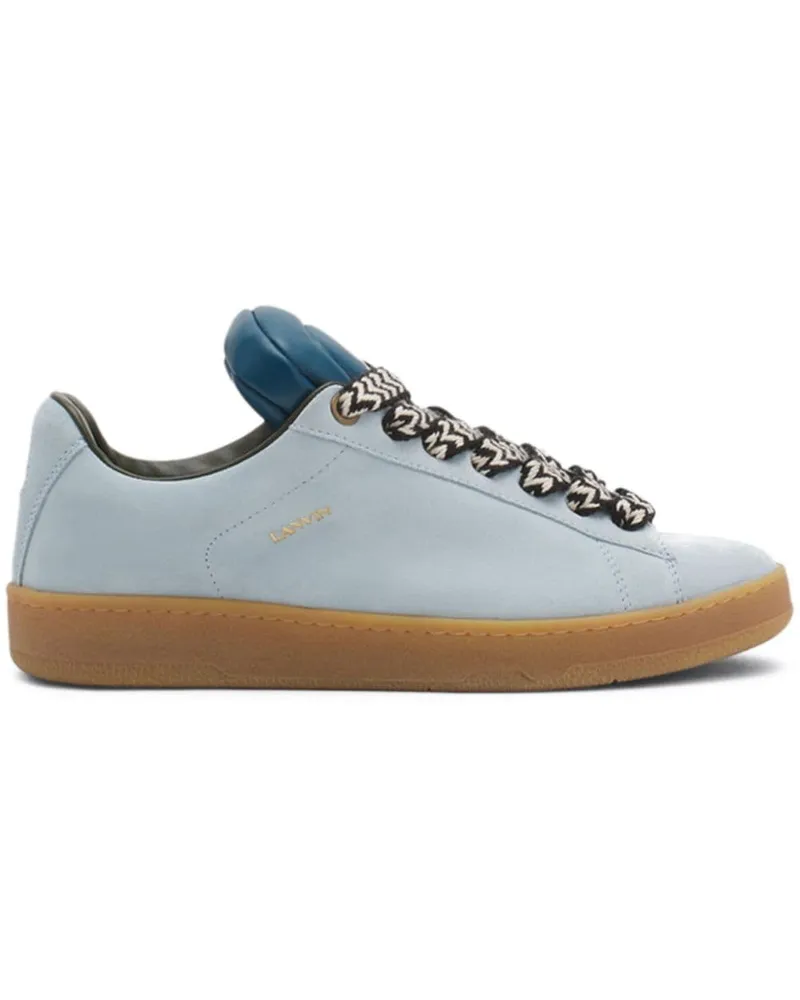 Lanvin x Future Hyper Curb Sneakers aus Wildleder - Blau Blau