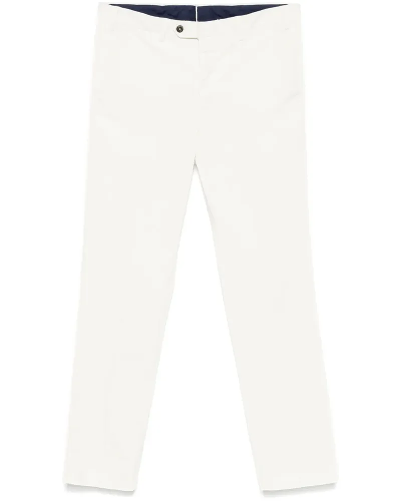 PT TORINO Chino mit Tapered-Bein - Weiß Weiß