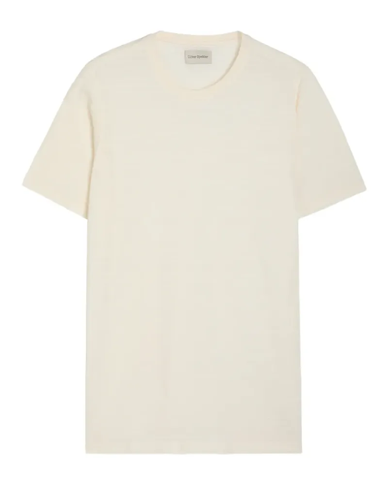 Oliver Spencer crew-neck T-shirt - Nude Nude