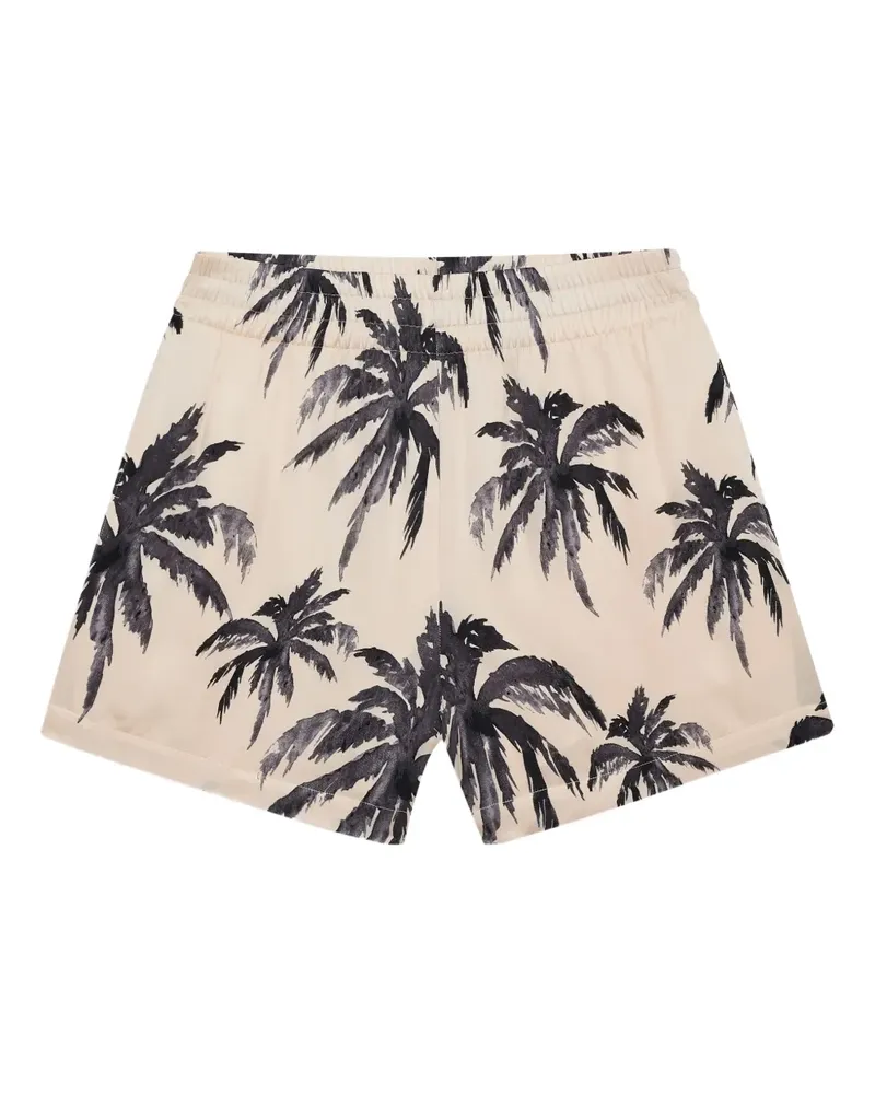 Anine Bing Kam Shorts mit Palmen-Print - Nude Nude