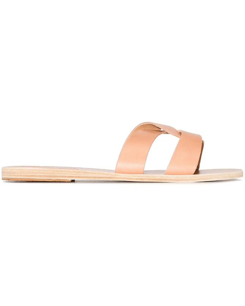 Ancient Greek Sandals Desmos' Pantoletten mit überkreuzten Riemen - Nude Nude