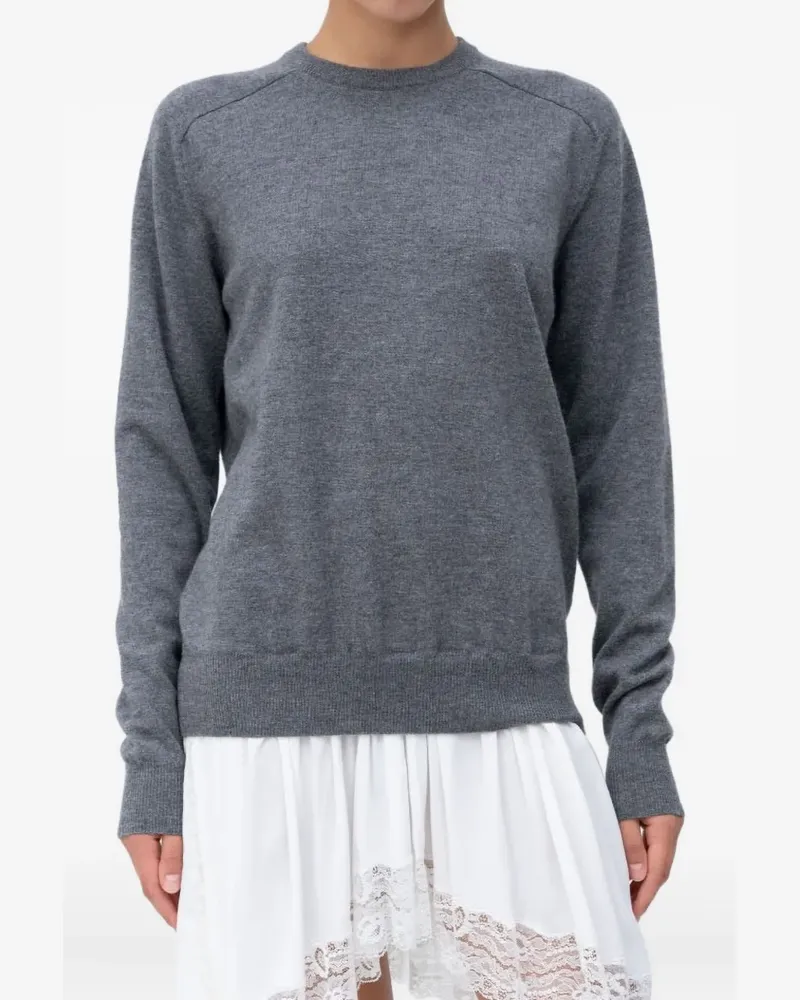 N° 21 long-sleeve asymmetrical dress - Grau Grau