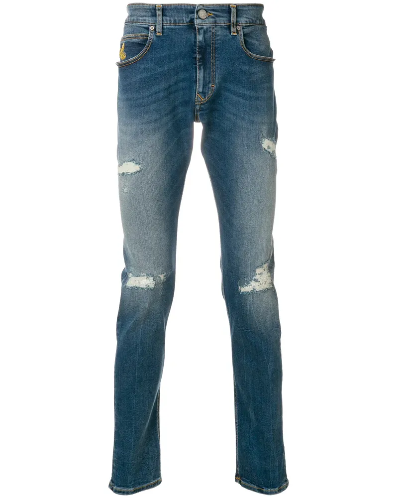 Vivienne Westwood Jeans in Distressed-Optik - Blau Blau