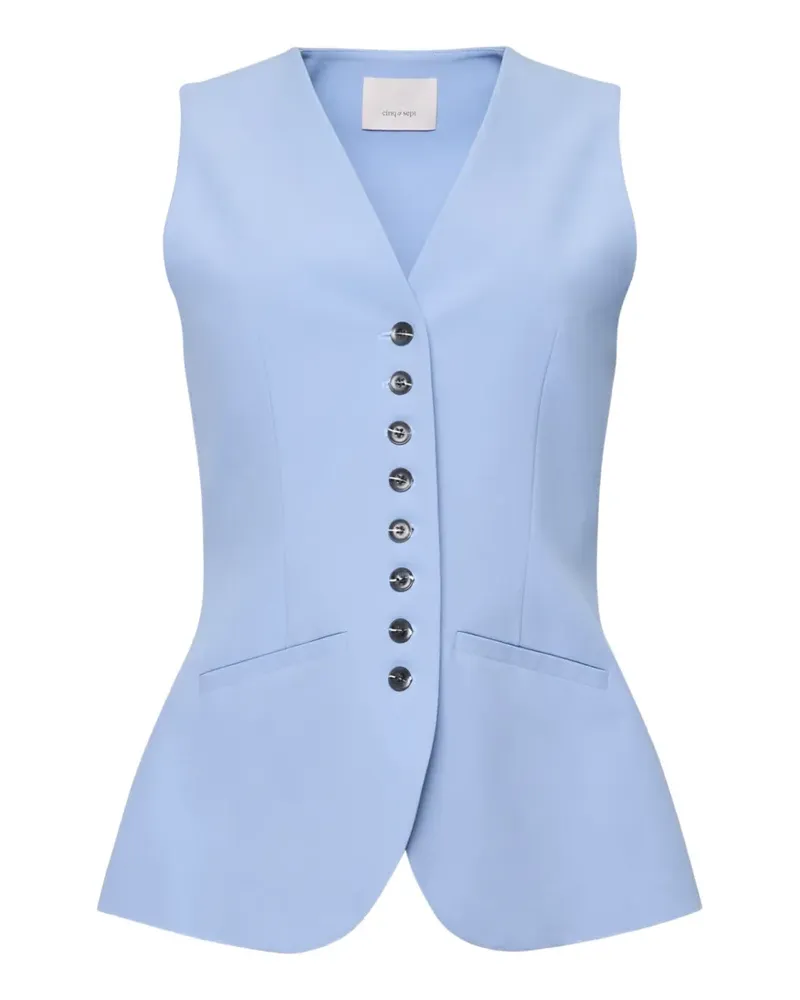 Cinq à Sept Kallen waistcoat - Blau Blau