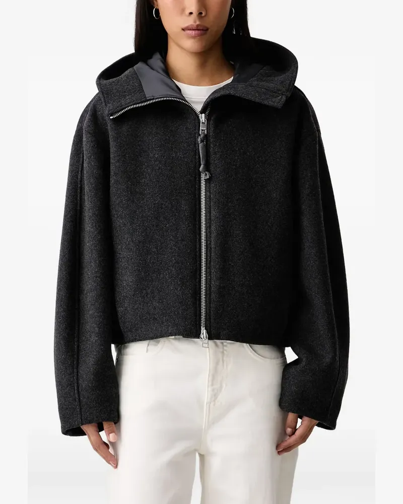 Marc O'Polo Kapuzenjacke mit Reißverschluss - Grau Grau