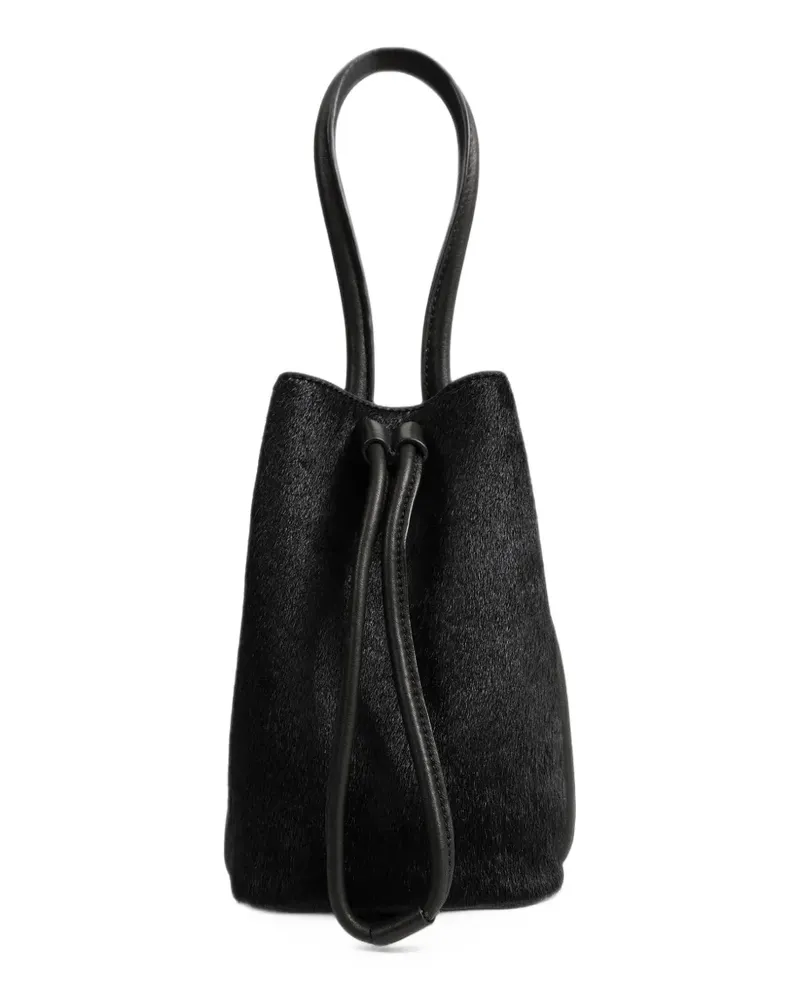 Uma Wang small drawstring-fastening bucket bag - Schwarz Schwarz