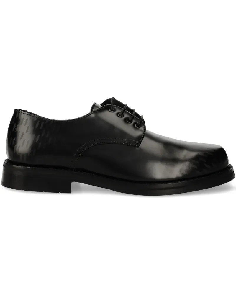 Karl Lagerfeld Derby-Schuhe aus Leder - Schwarz Schwarz
