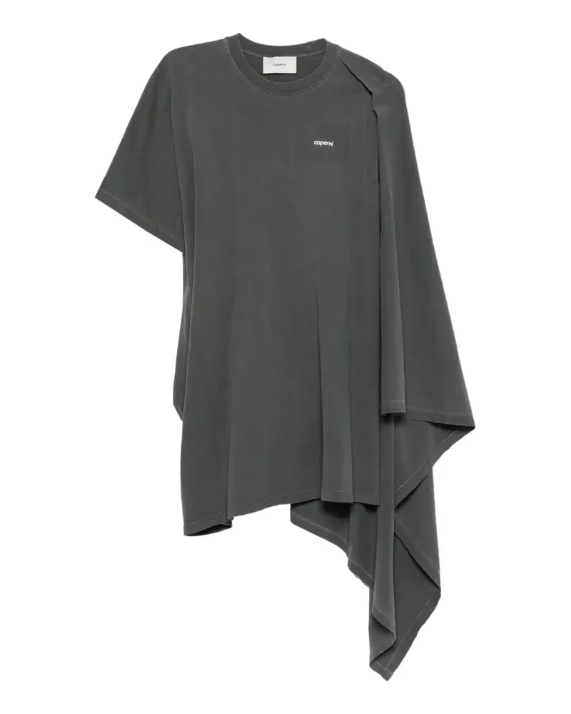 COPERNI drape-detail mini dress - Grau Grau