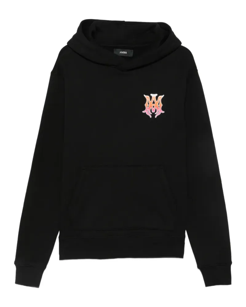 Amiri Hoodie mit Logo-Print - Schwarz Schwarz