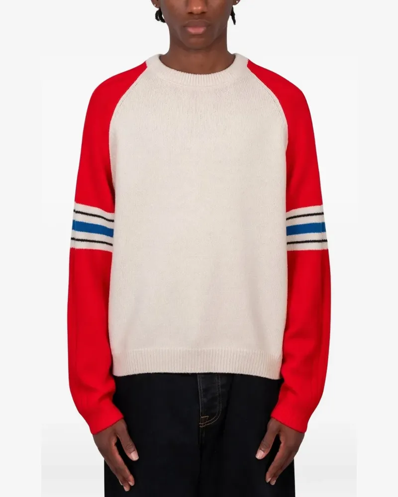 Stüssy Pullover mit Logo-Print - Rot Rot