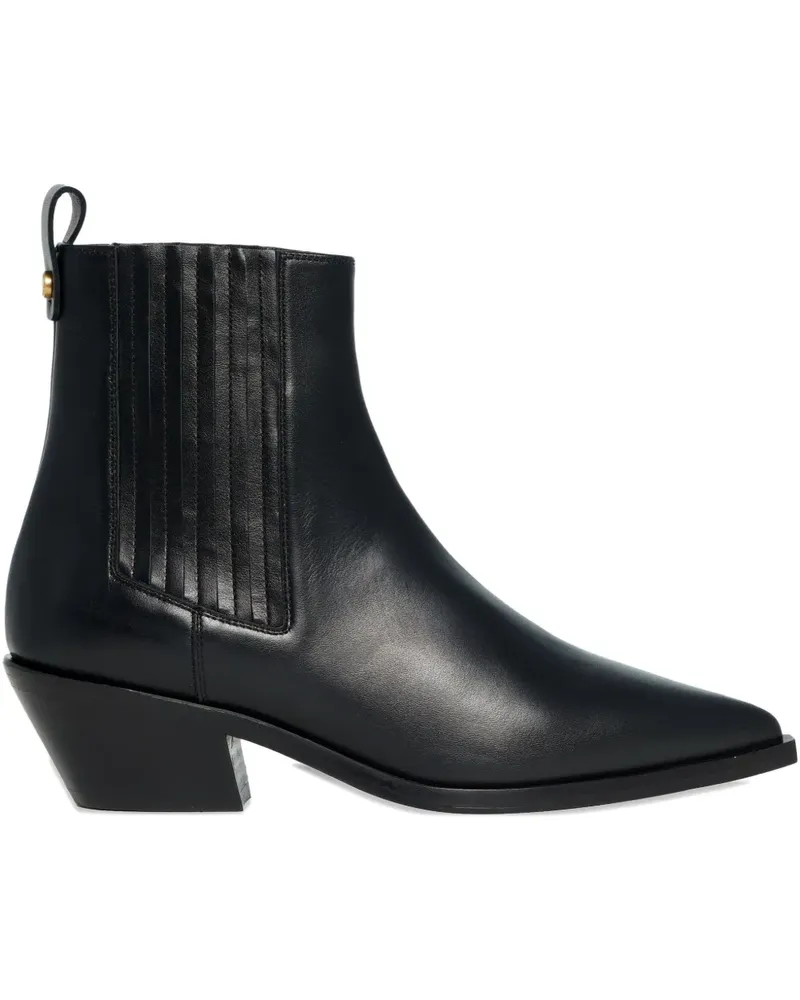 FESTA Milano AUREA Stiefel aus elastischem Leder - Schwarz Schwarz