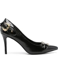 Versace Jeans Stiletto-Pumps mit Schnalle 90mm Schwarz