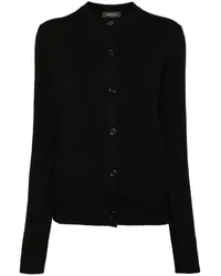 Fabiana Filippi Gerippter Cardigan Schwarz