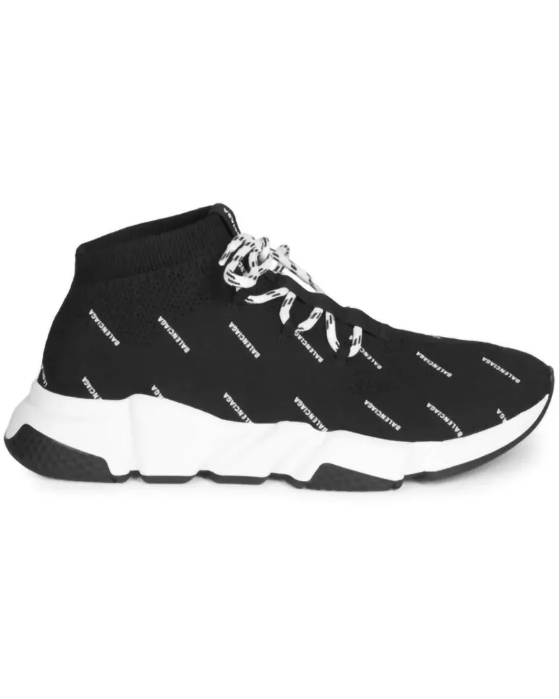 Balenciaga Speed "Black" Sneakers mit Schnürung - Schwarz Schwarz