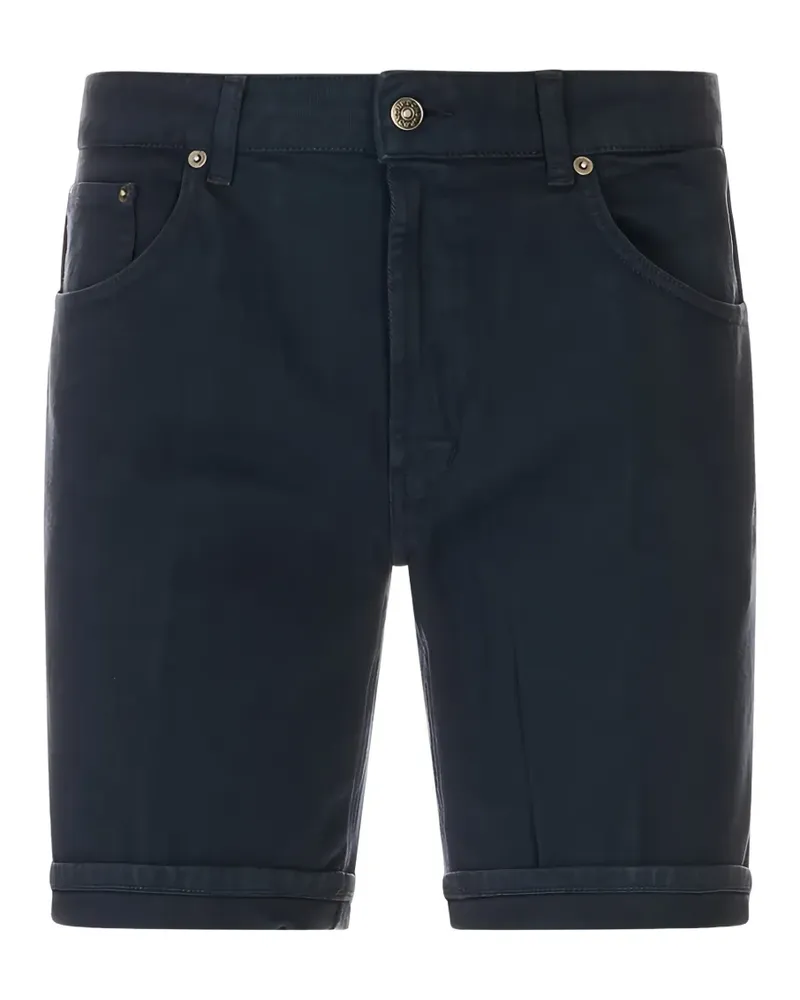 Dondup logo-plaque bemuda shorts - Blau Blau