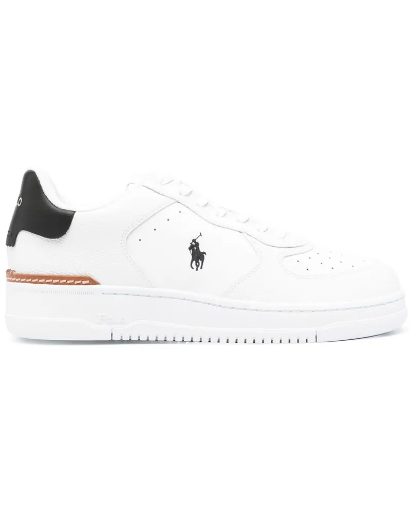 Ralph Lauren Sneakers mit Polo Pony - Weiß Weiß