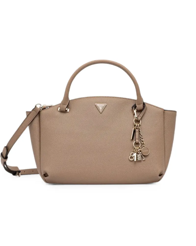 Guess Gilda charm-detail tote bag - Nude Nude