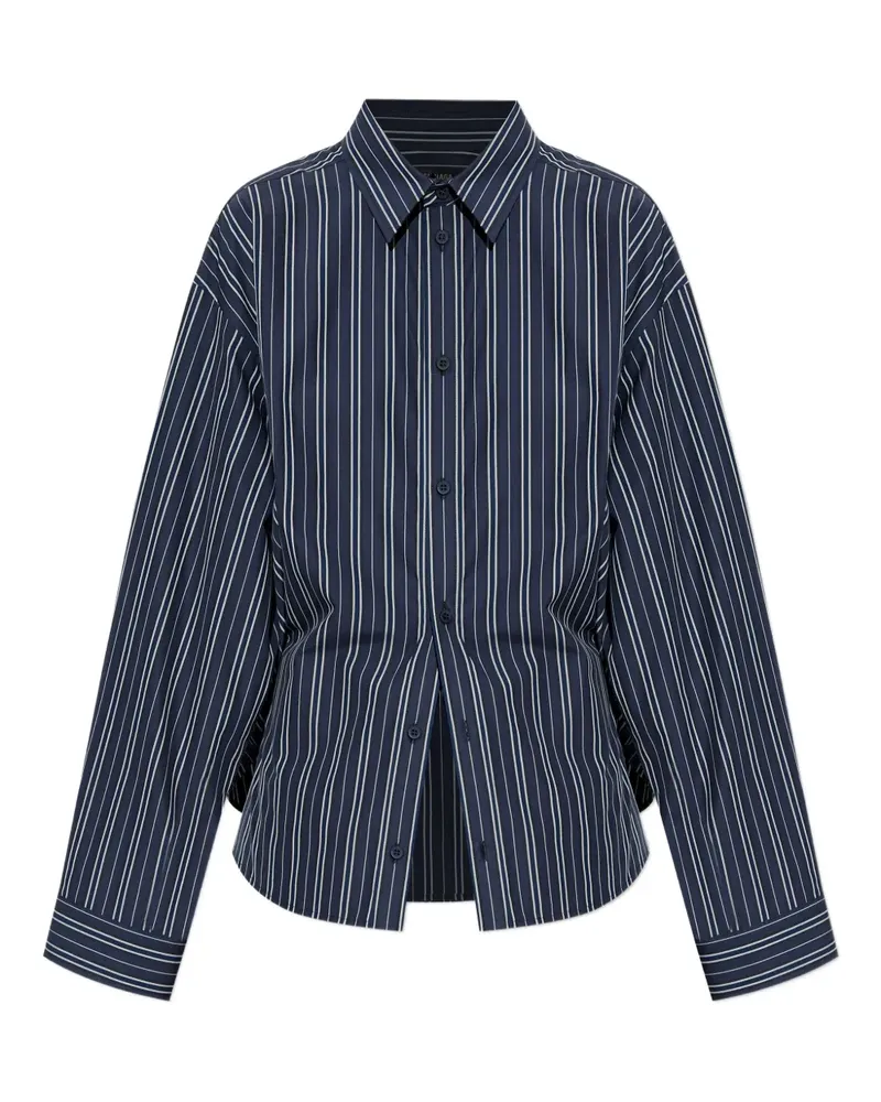 Balenciaga Gestreiftes Hemd - Blau Blau