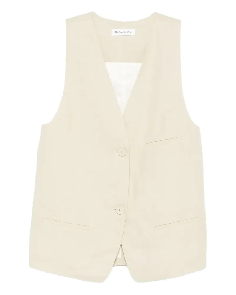 FRANKIE Shop Melrose Weste - Nude Nude