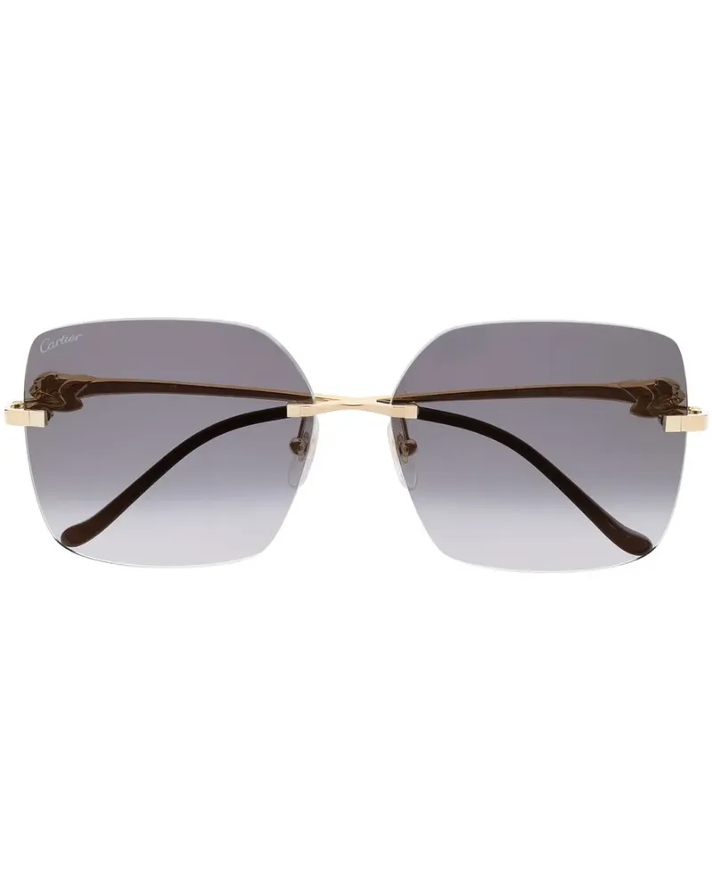 Cartier Sonnenbrille mit Farbverlauf - Gold Gold