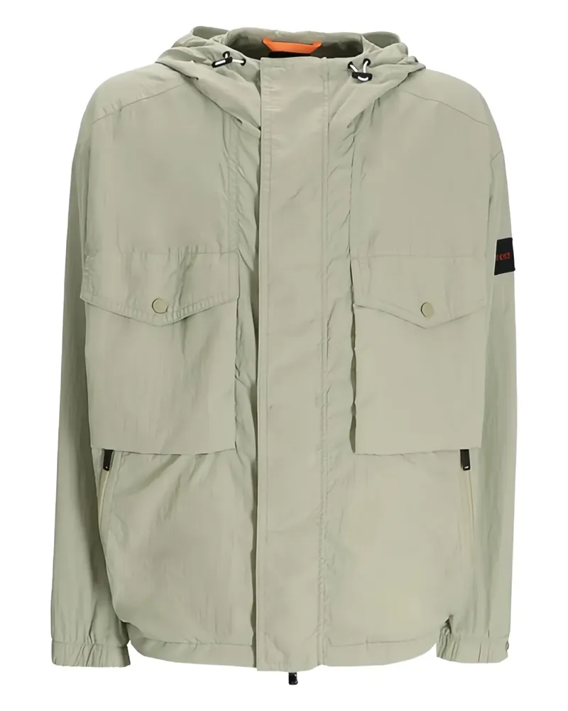 HUGO BOSS Omusk Kapuzenmantel - Grün Grün