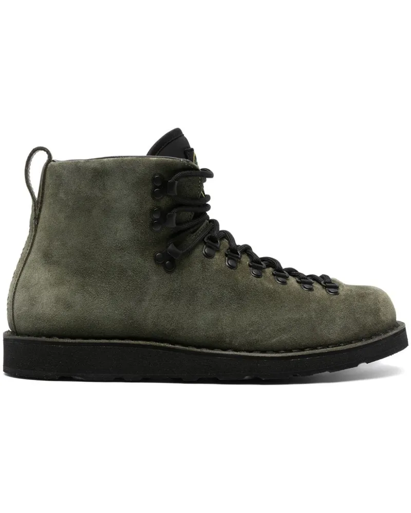 Stone Island Stiefel mit Kompass-Patch - Grün Grün