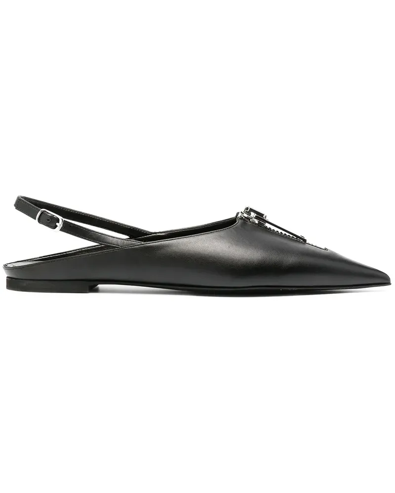 Stella McCartney Slingback-Ballerinas - Schwarz Schwarz