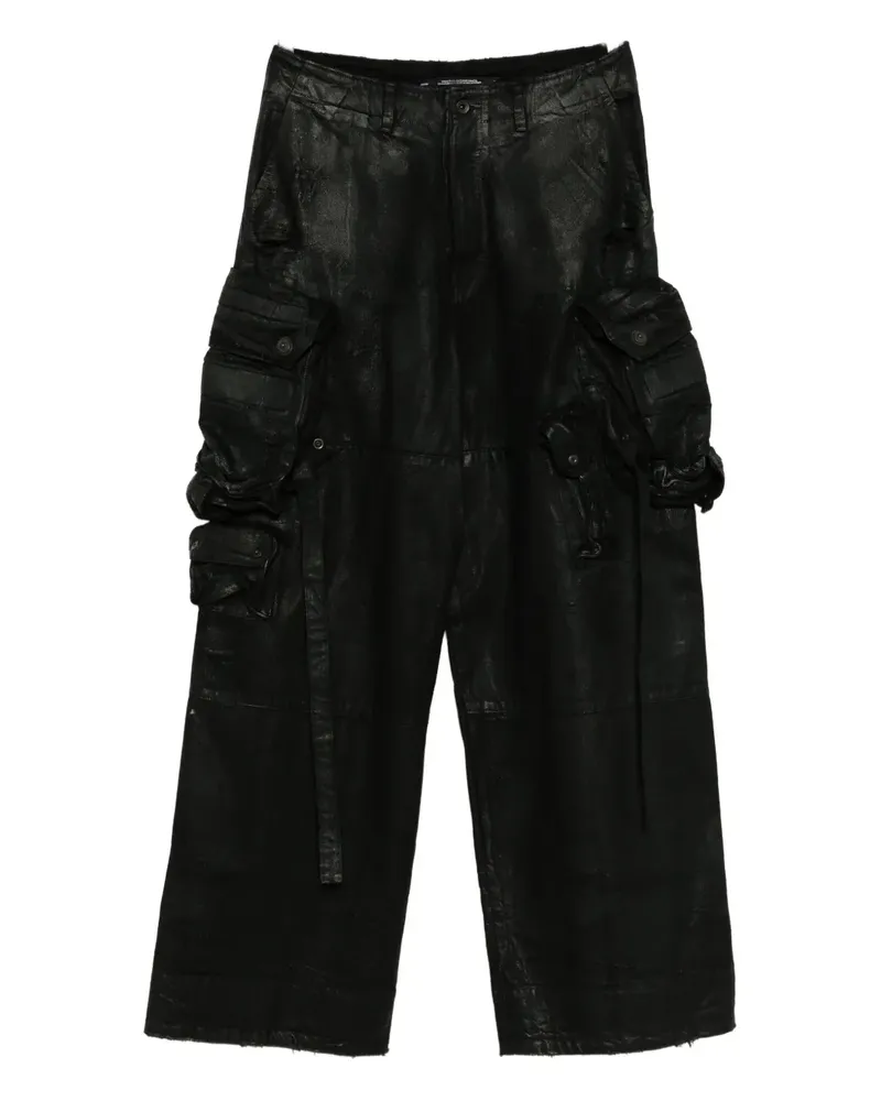 Julius Weise Hose mit Beschichtung - Schwarz Schwarz