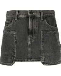 Helmut Lang Jeans-Minirock im Carpenter-Look Grau