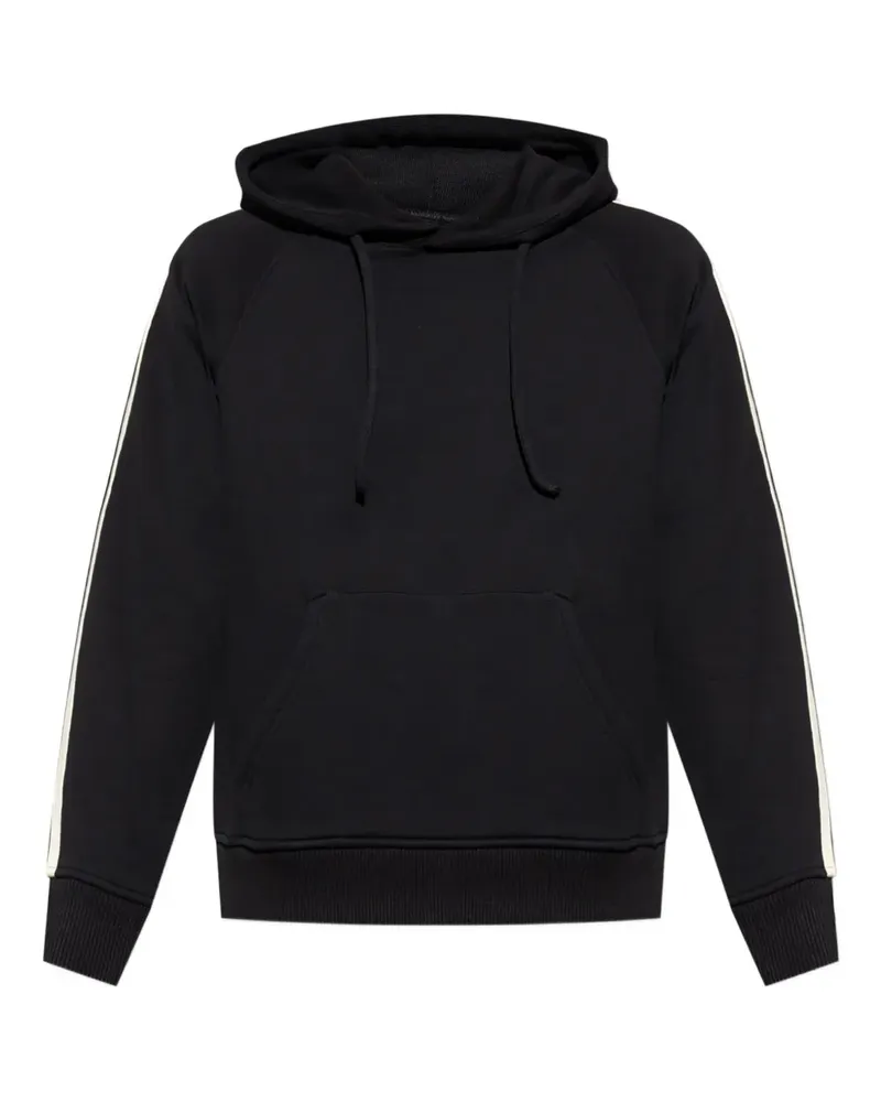 Palm Angels Hoodie mit Streifen - Schwarz Schwarz