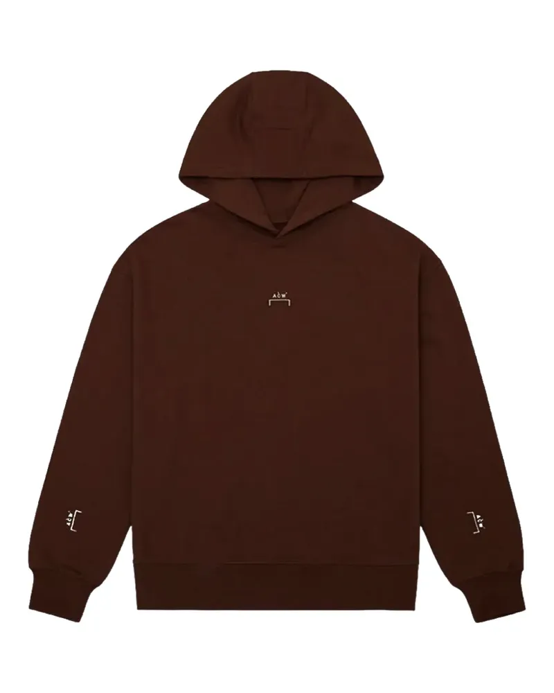 STADIUM GOODS logo-print knitted hoodie - Braun Braun