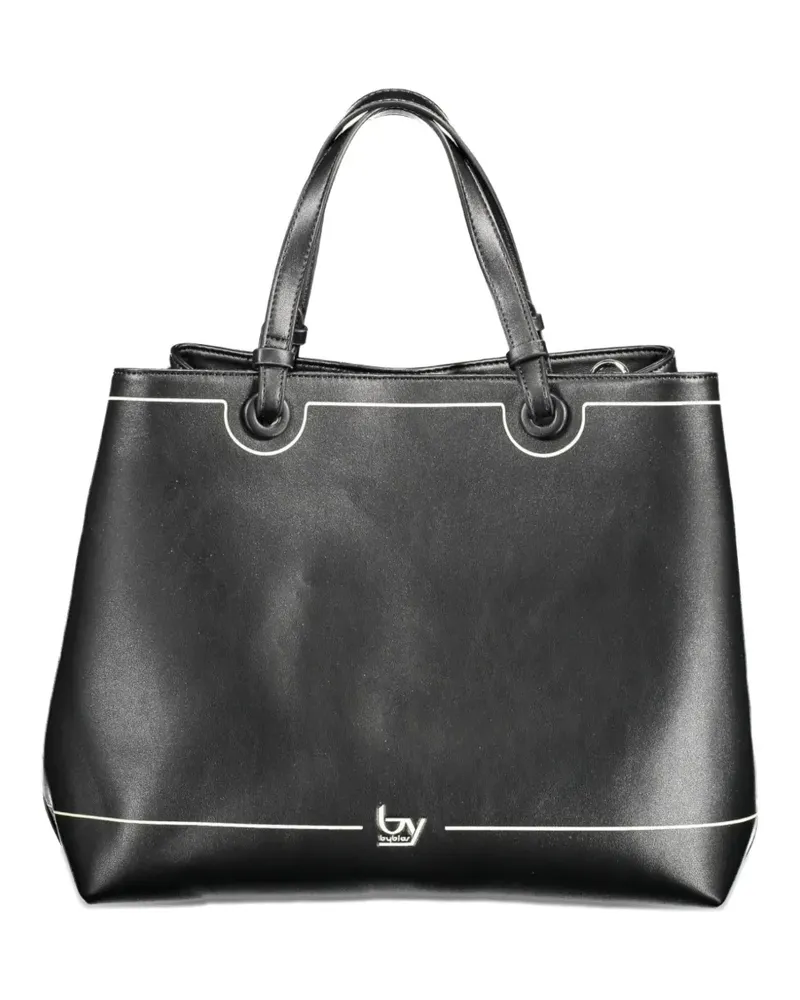 Byblos logo-detail tote bag - Schwarz Schwarz