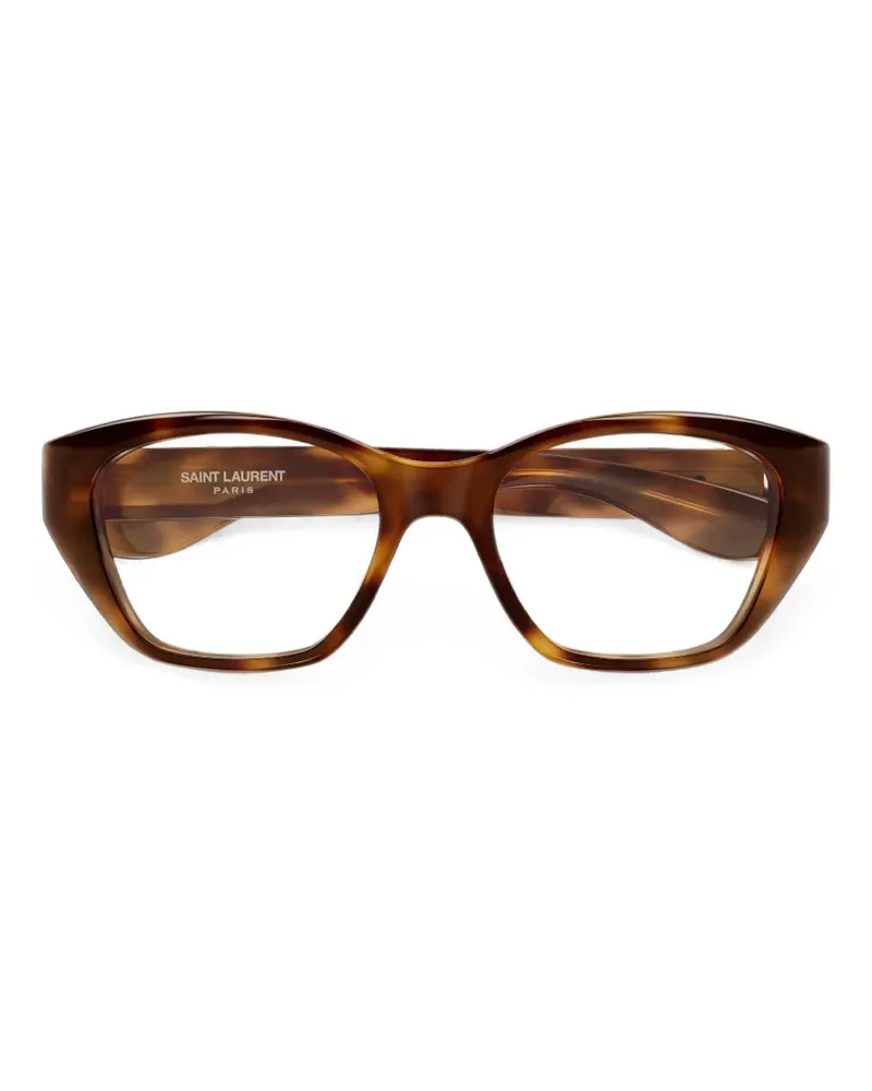 Saint Laurent Brille in Schildpattoptik - Braun Braun