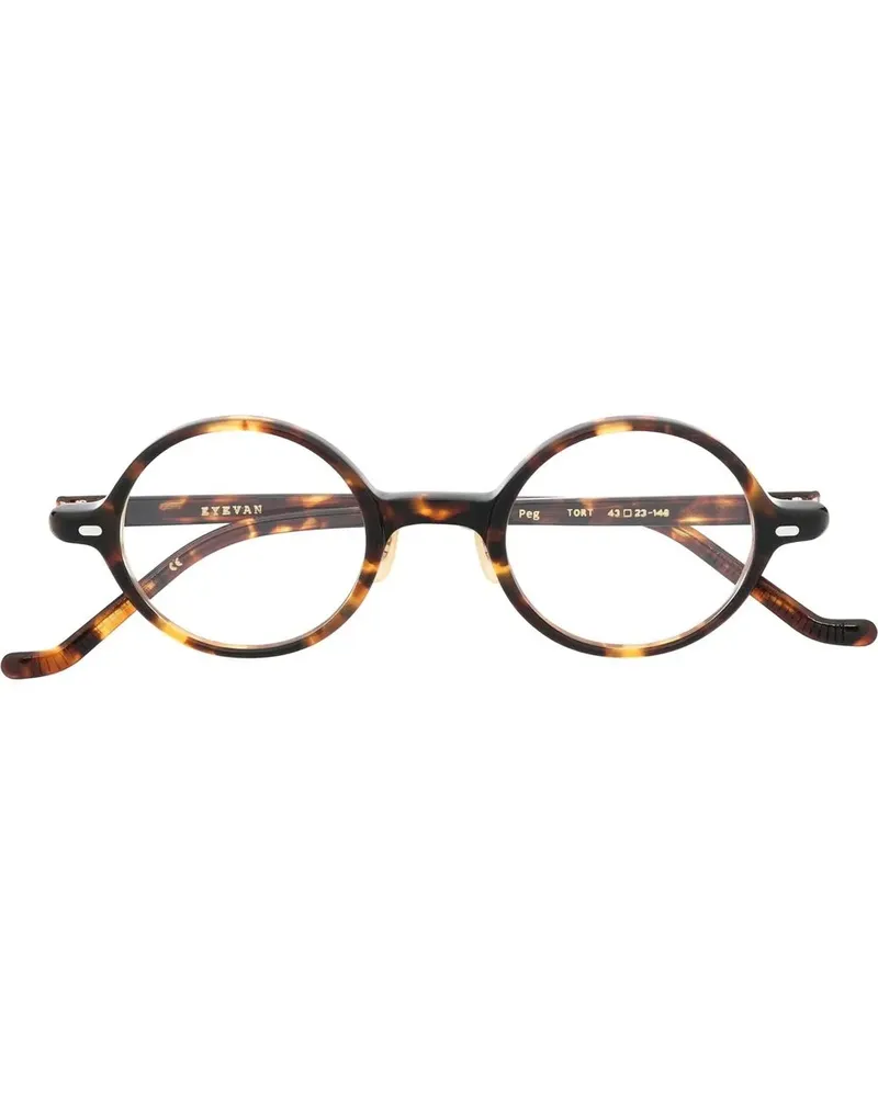 EYEVAN 7285 Brille in Schildpattoptik - Braun Braun