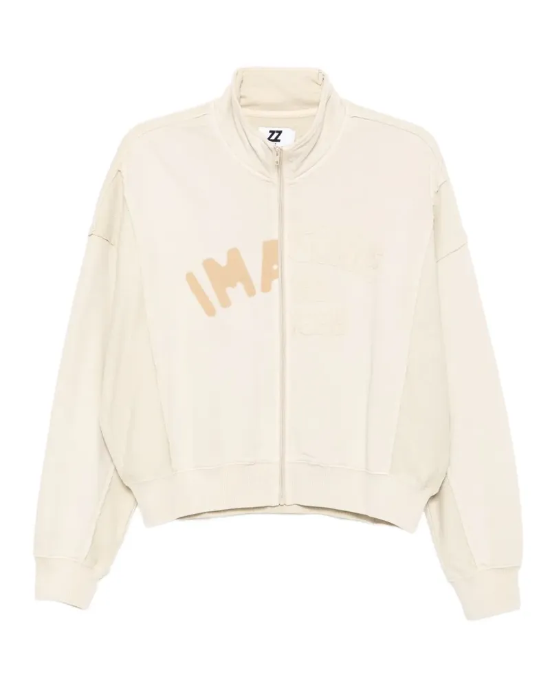 Izzue Sweatshirt mit Kontrasteinsätzen - Nude Nude