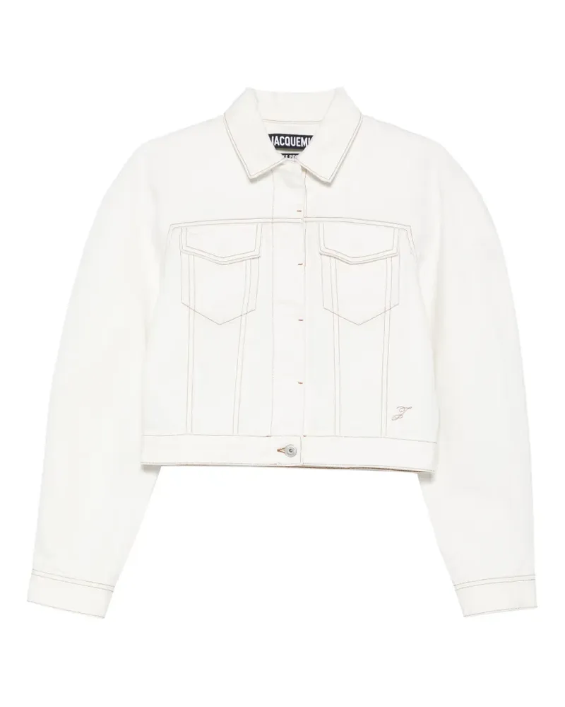 Jacquemus The Ovalo de Nîmes Jeansjacke - Nude Nude