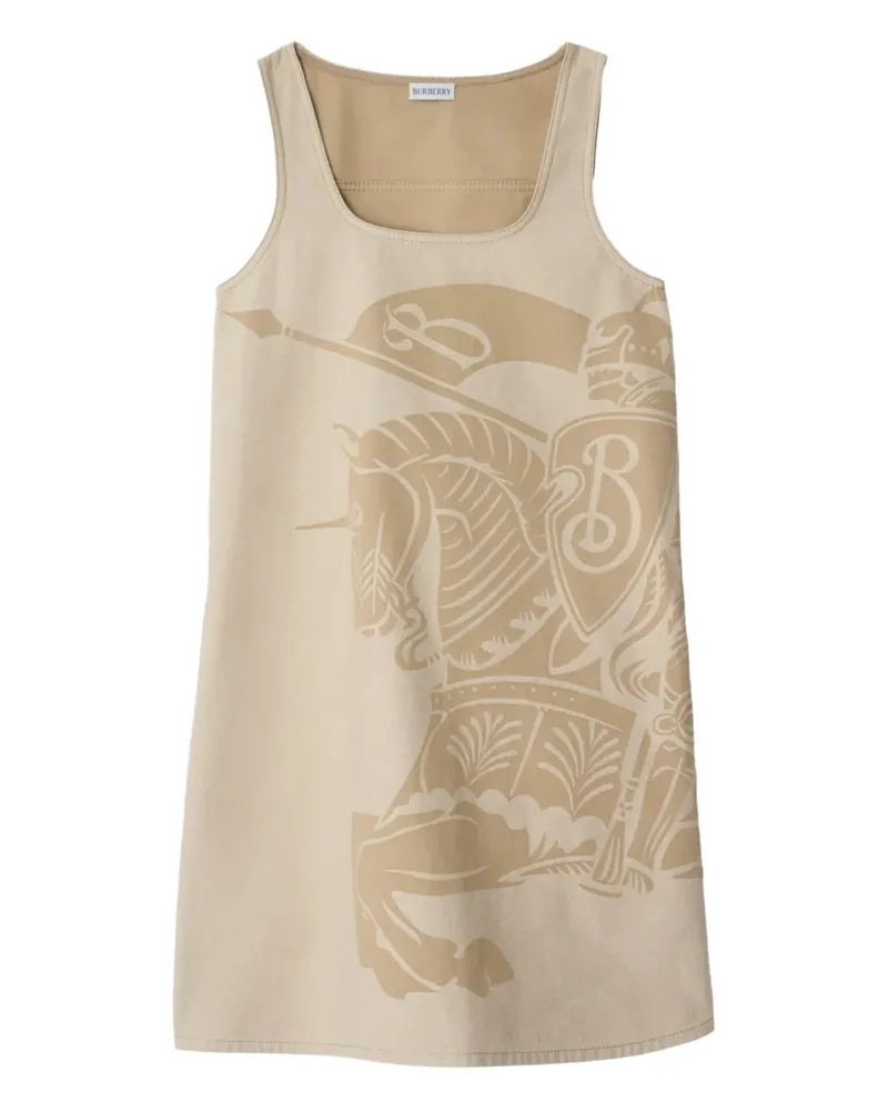 Burberry EKD Minikleid aus Baumwolle - Nude Nude
