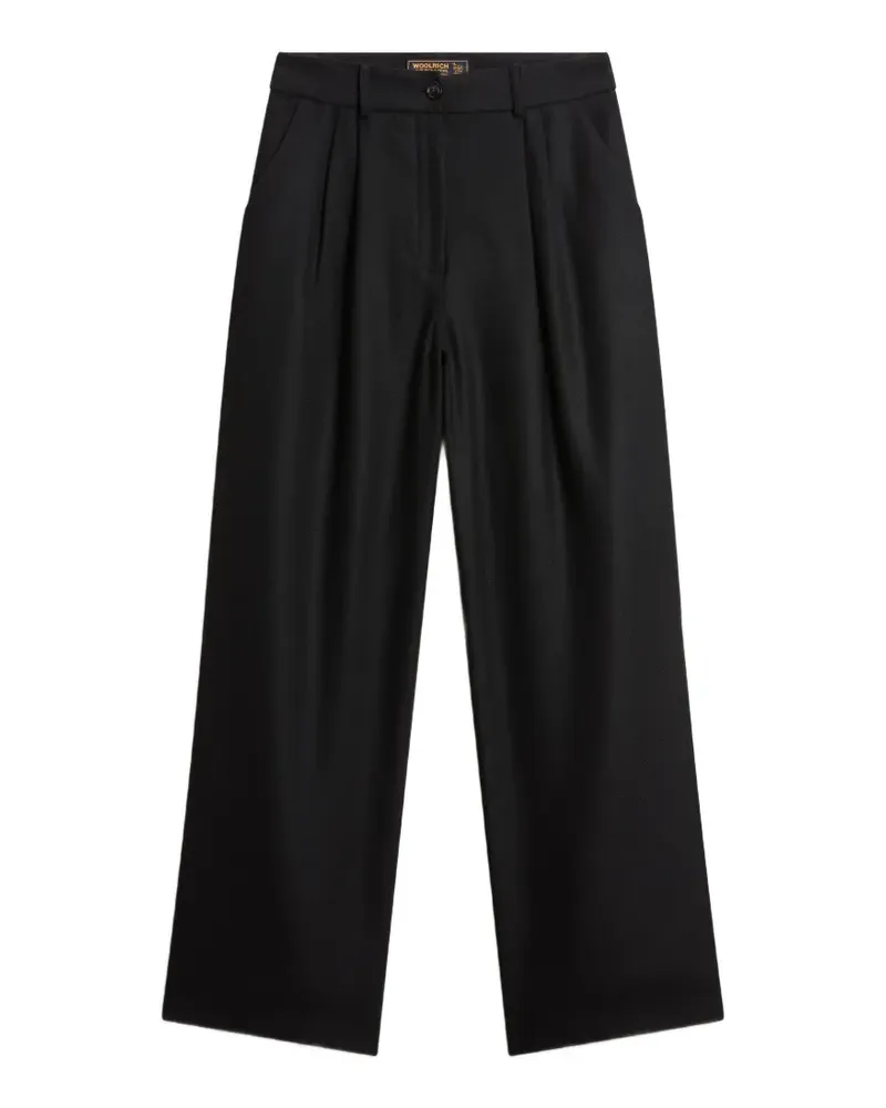 Woolrich Hose mit Abnähern - Schwarz Schwarz